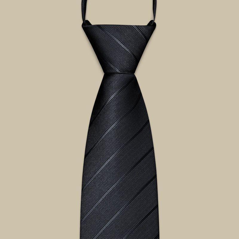 Bow Tie Pre Tied - ربطات عنق مخططة مسبقة الربط بسحاب