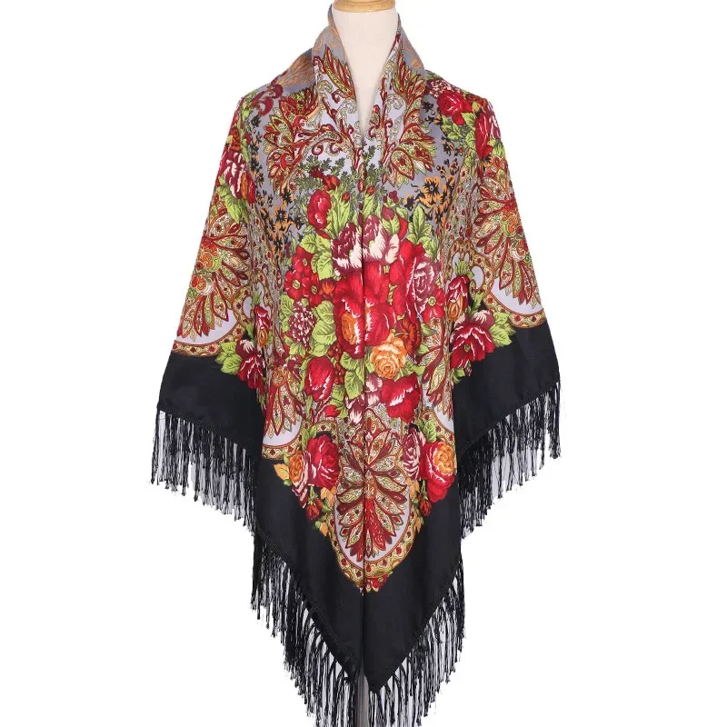 160*160 سنتيمتر العرقية وشاح م - مراجعة Woven Scarf Blanket وسعره