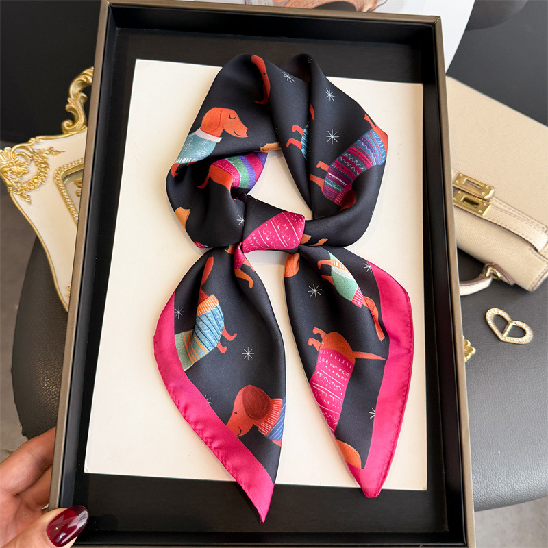 وشاح باندانا أنيق بطبعة كلب ال - مراجعة Face Scarf Mask وسعره